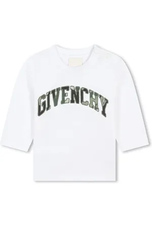 Givenchy T-shirt med lange ærmer og logotryk
