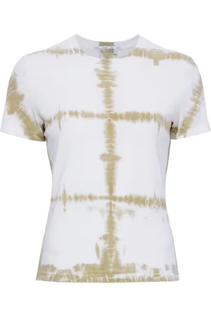Proenza Schouler T-shirt i bomuldsblanding med batiktryk