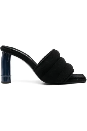 Nina Ricci Mules i frotté med firkantet tå