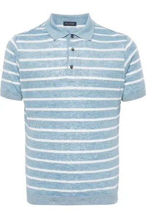 Paul & Shark Polo i linned med striber