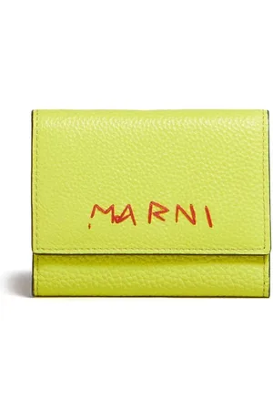 Marni Nøgleholder i læder med broderet logo