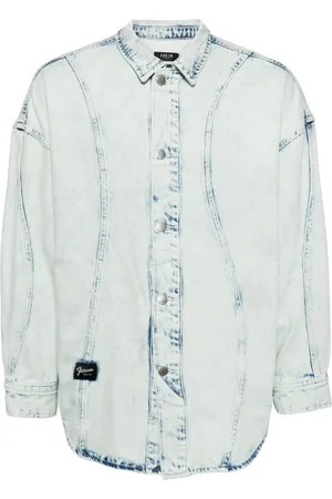FIVE CM Forvasket denimskjorte