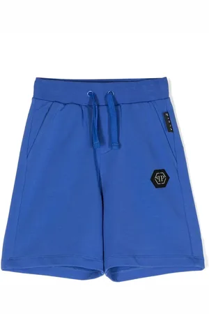 Philipp Plein Shorts med logomærke i siden