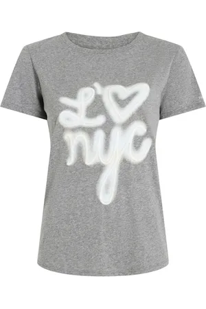 Cinq A Sept T-shirt med slogantryk