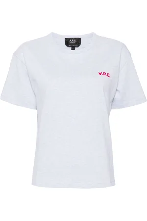 A.P.C. T-shirt med logotryk