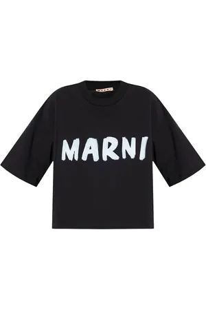 Marni T-shirt med logotryk