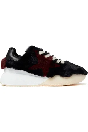 Stella McCartney Loop sneakers med imiteret pels