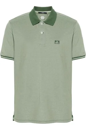C.P. Company Polo i piqué med logomærke