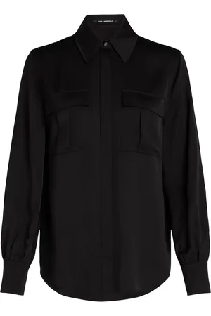 Karl Lagerfeld Cargo-skjorte i satin