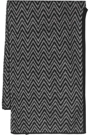 Missoni Intarsiastrikket tørklæde