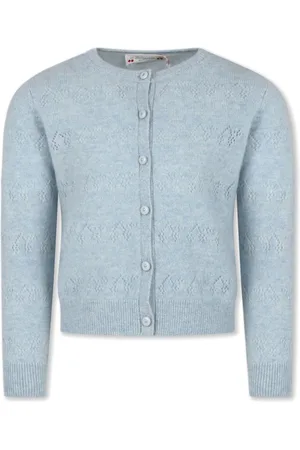 BONPOINT Pointelle-strikket cardigan
