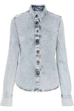 MAGDA BUTRYM Langærmet denimskjorte