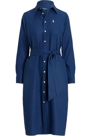 Ralph Lauren Skjortekjole med broderet logo