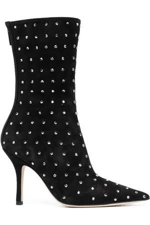 PARIS TEXAS 100mm pumps med krystaludsmykning