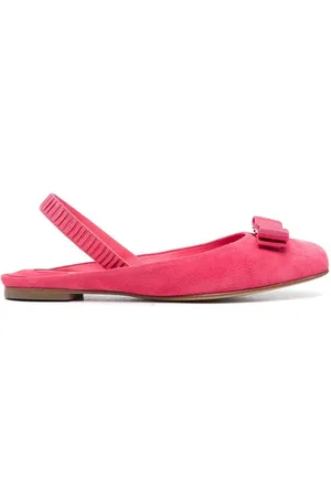 Salvatore Ferragamo Ballerina-sko i ruskind