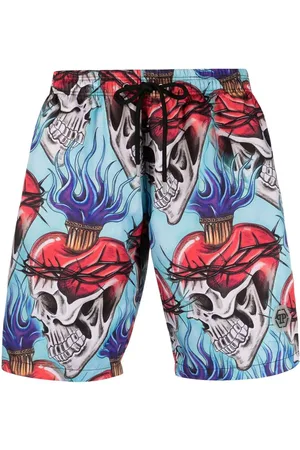 Philipp Plein Love Tattoo badeshorts