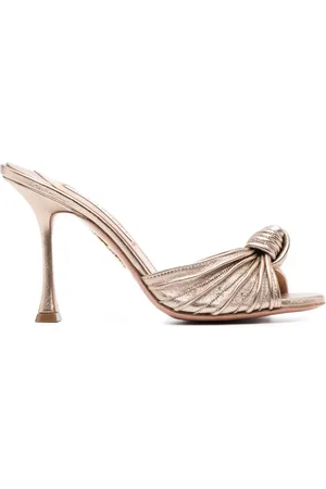 Aquazzura Atelier 95mm mules i læder