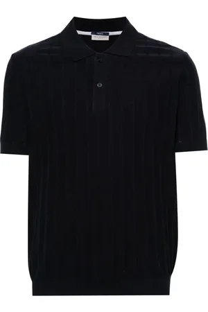 Paul & Shark Finstrikket polo i rib