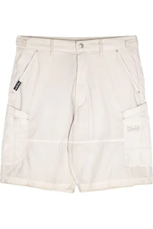 Izzue Cargo-shorts med broderet logo og paneler