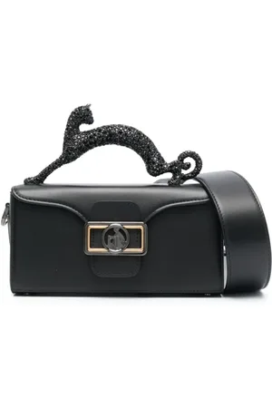 Lanvin Pencil Cat skuldertaske med rhinstenudsmykning