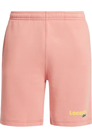 Lacoste Shorts i økologisk bomuld med logotryk