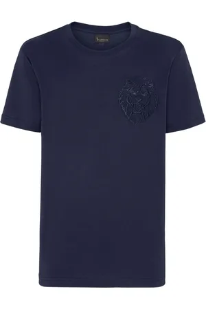 BILLIONAIRE T-shirt med Lion-broderi