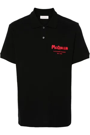 Alexander McQueen Polo med broderet logo