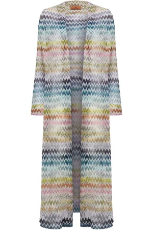 Missoni Stribet cardi-frakke
