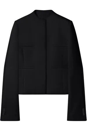 Courrèges Heritage jakke i crepe med skjult lukning