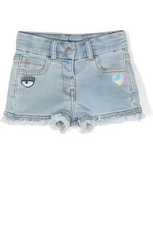 Chiara Ferragni Denimshorts med stjernetryk
