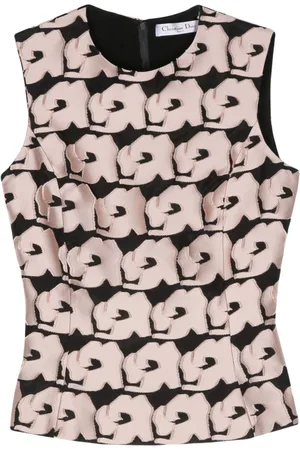Dior Tanktop med blomstret applikation fra 2010