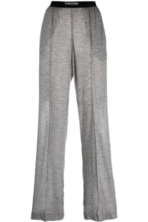 Tom Ford Joggingbukser i kashmir med logolinning
