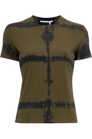 Proenza Schouler T-shirt i bomuldsblanding med batiktryk