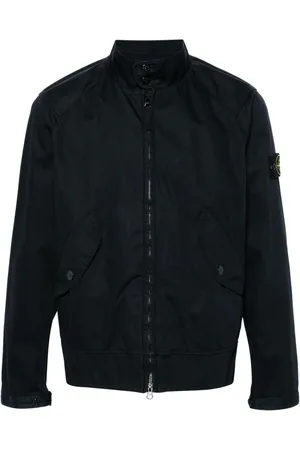 Stone Island Jakke med kompasmærke og lynlås