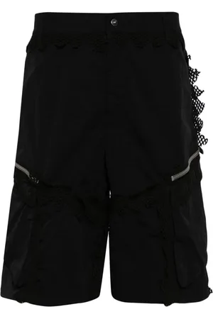 HELIOT EMIL Cargo-shorts med sfærisk net-detalje