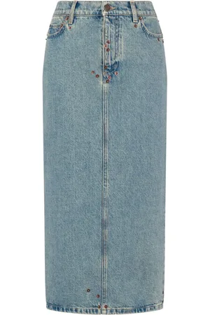 Moschino Denimnederdel med mellemhøj talje