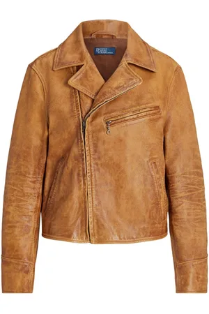 Ralph Lauren Bikerjakke i læder