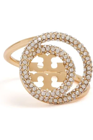Tory Burch Miller ring med krystaludsmykning