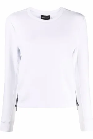 Emporio Armani Langærmet sweatshirt med logokant