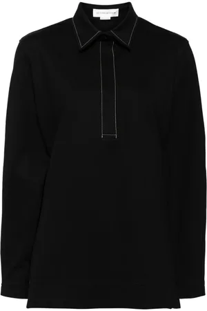 Victoria Beckham Ponti-top med vest-detalje