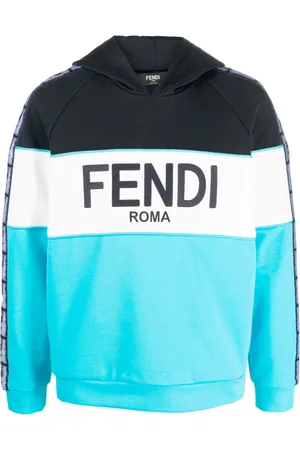 Fendi Hættetrøje med monogram-bånd og logotryk