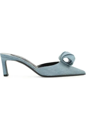 Sergio Rossi Bigoudi mules i denim