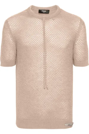 Fendi T-shirt i uld og løs strik