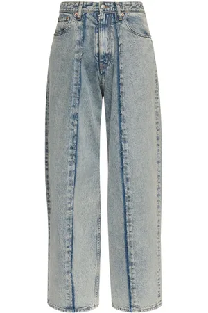 Maison Margiela Jeans med brede ben og paneler