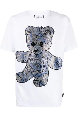 Philipp Plein Kortærmet T-shirt med bamsetryk