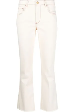 FAY Cropped jeans med mellemhøj talje og let svaj
