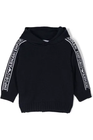Emporio Armani Hættetrøje med jacquard-logo