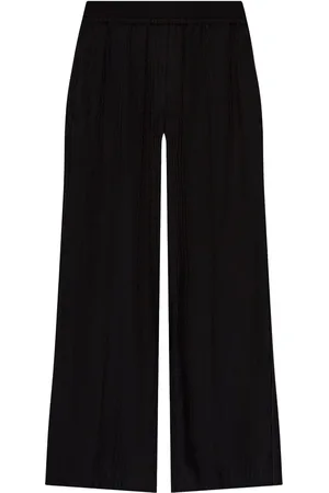 Victoria Beckham Bukser med monogram-jacquard og brede ben