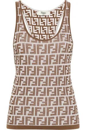 Fendi Strikket top med FF-jacquard