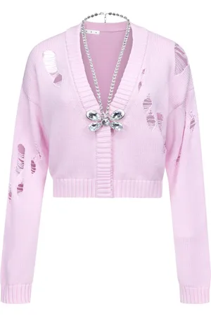 AREA Sommerfugleudsmykket cardigan